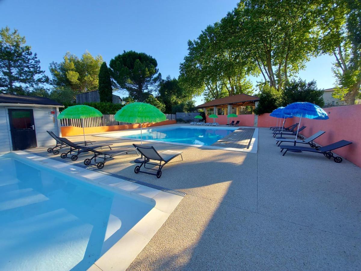 Camping Le Pre Saint-Andre Souvignargues Exterior foto