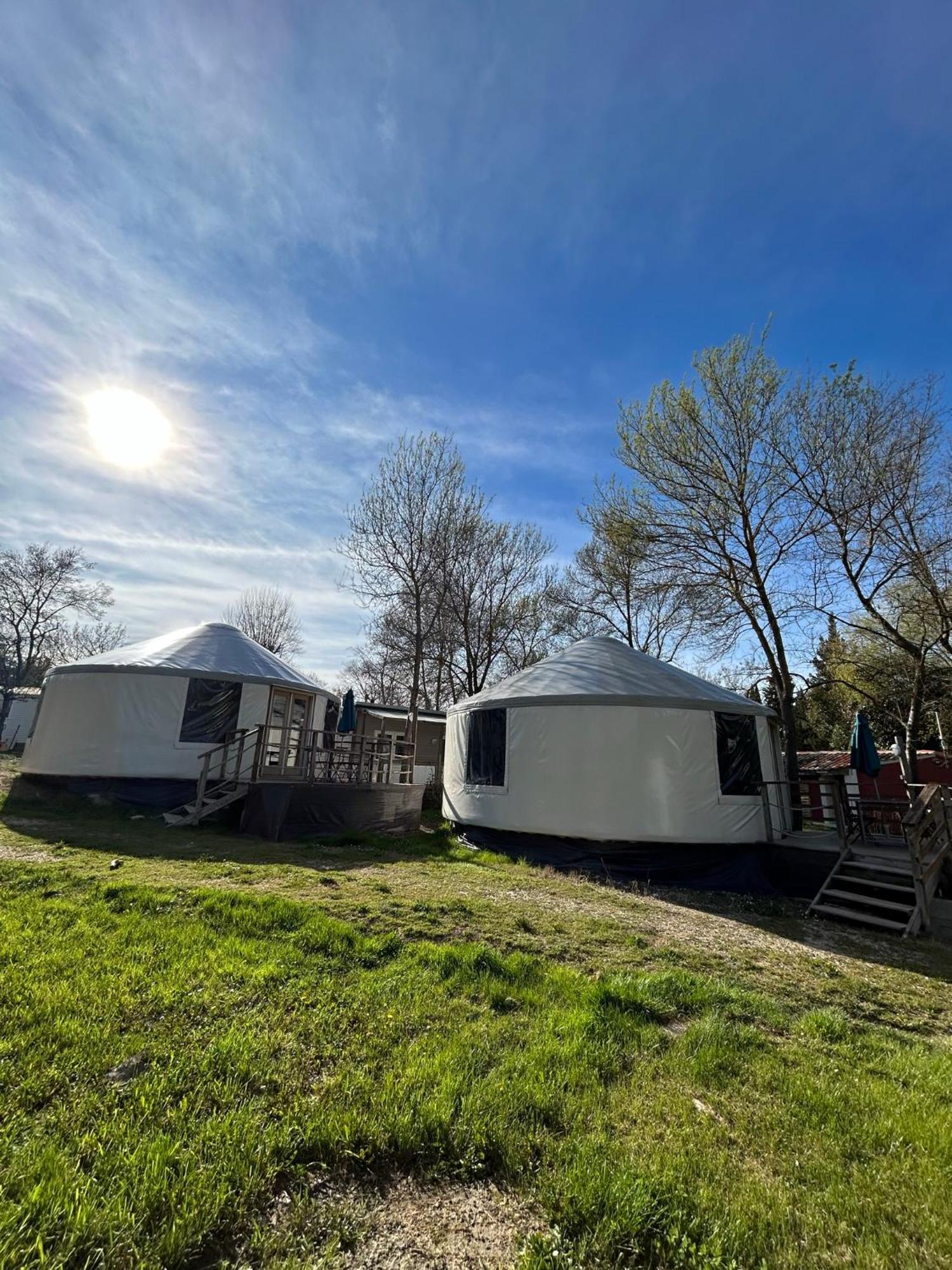 Camping Le Pre Saint-Andre Souvignargues Exterior foto
